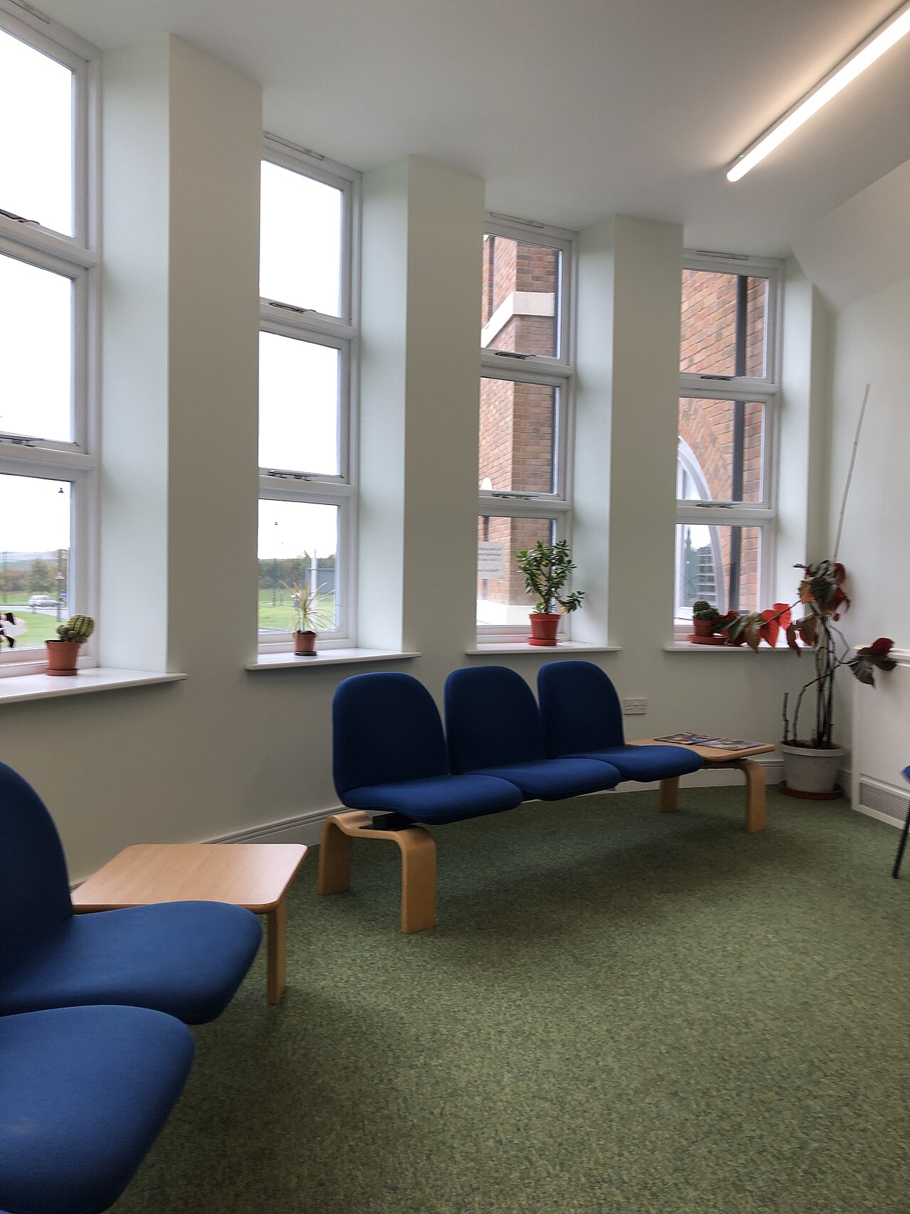 Inside a DVSA practical test centre, the kind of venue you will book through gov.uk